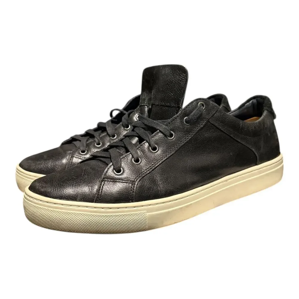 Johnston And Murphy Men’s Bank Sneakers Lace Up Low Top Navy Blue Size 13 M Shoe - Picture 1 of 9